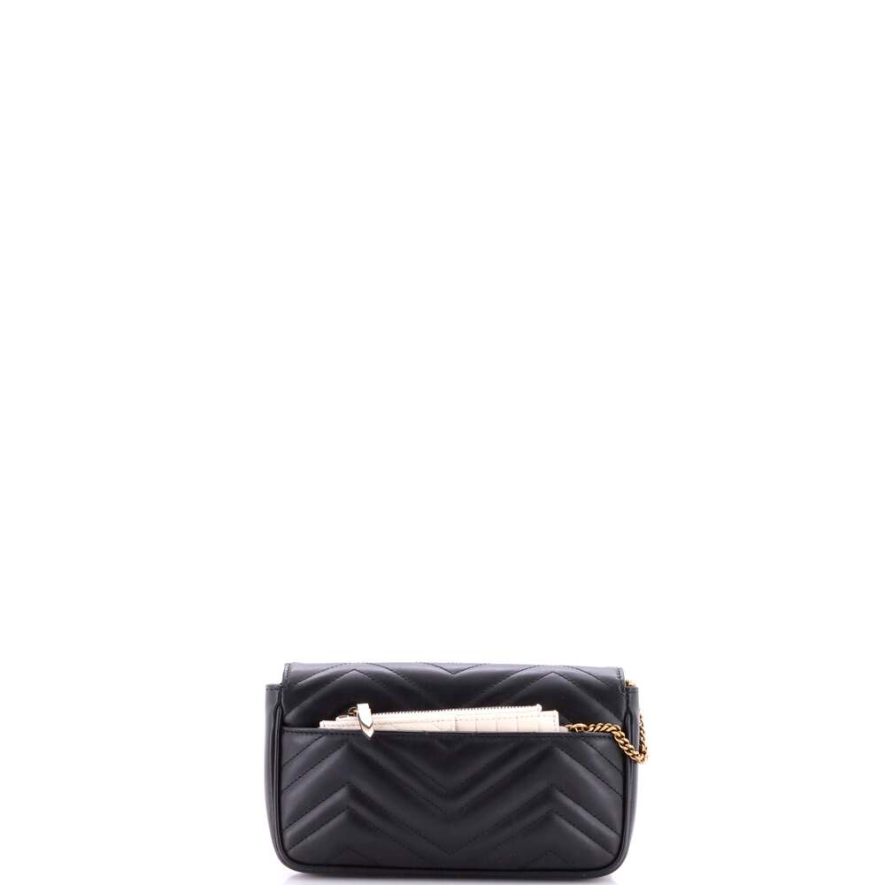 Gucci Gg Marmont Wallet On Chain #242666G17B - Picture 4 of 9